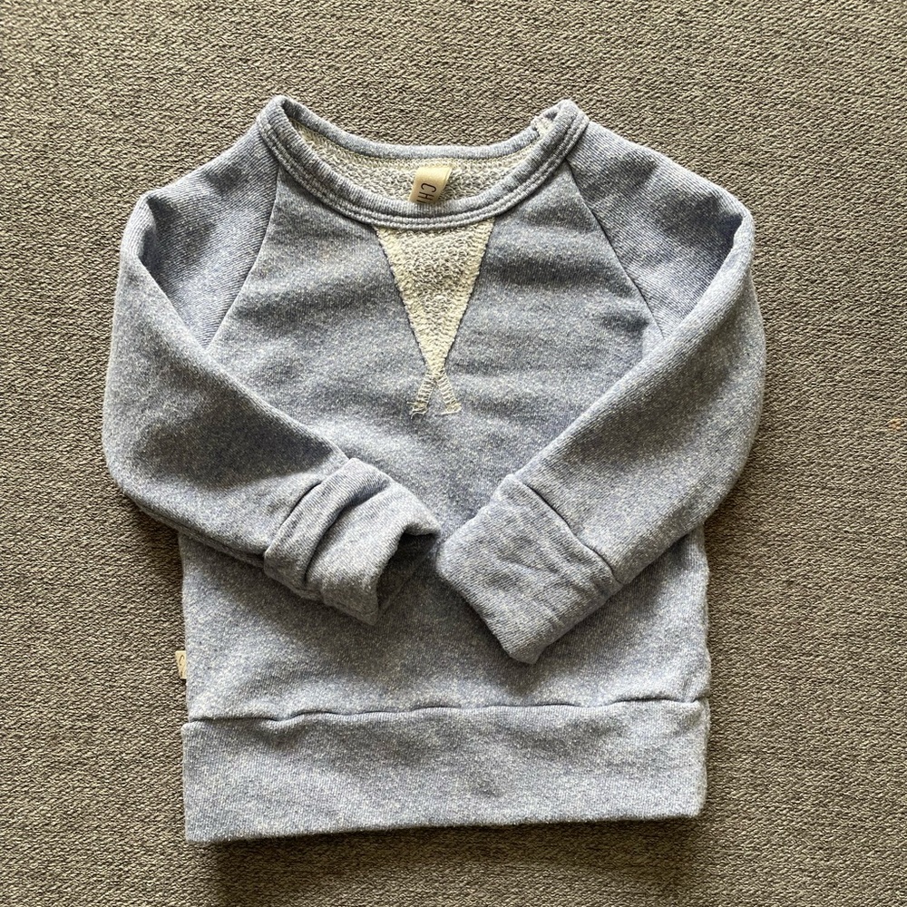 Childhoods Clothing heather blue sweatshirt